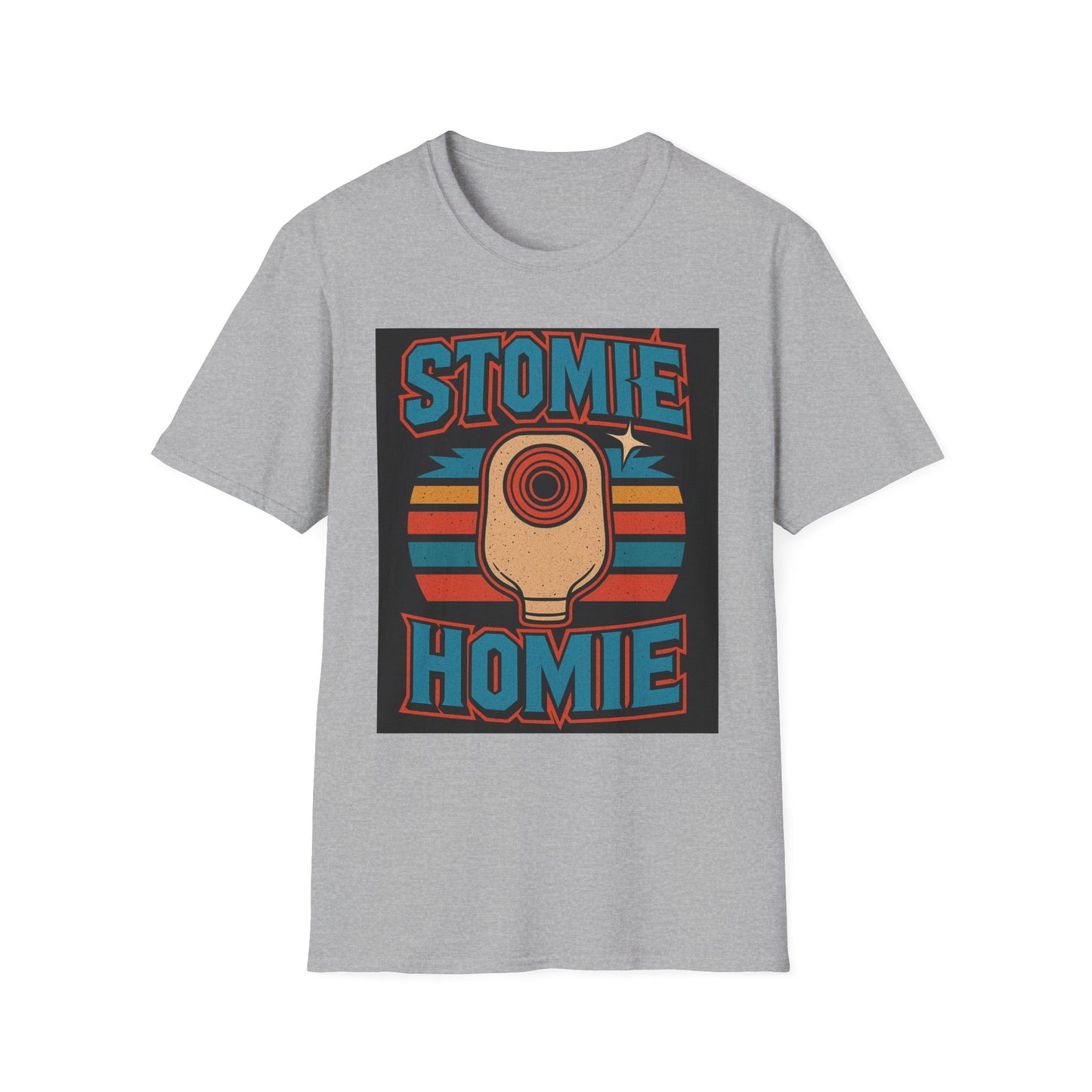 Stomie Homie Unisex T-Shirt, Casual Graphic Tee, Perfect Gift for Friends, Streetwear Style, Chill Vibes, Comfortable Wear