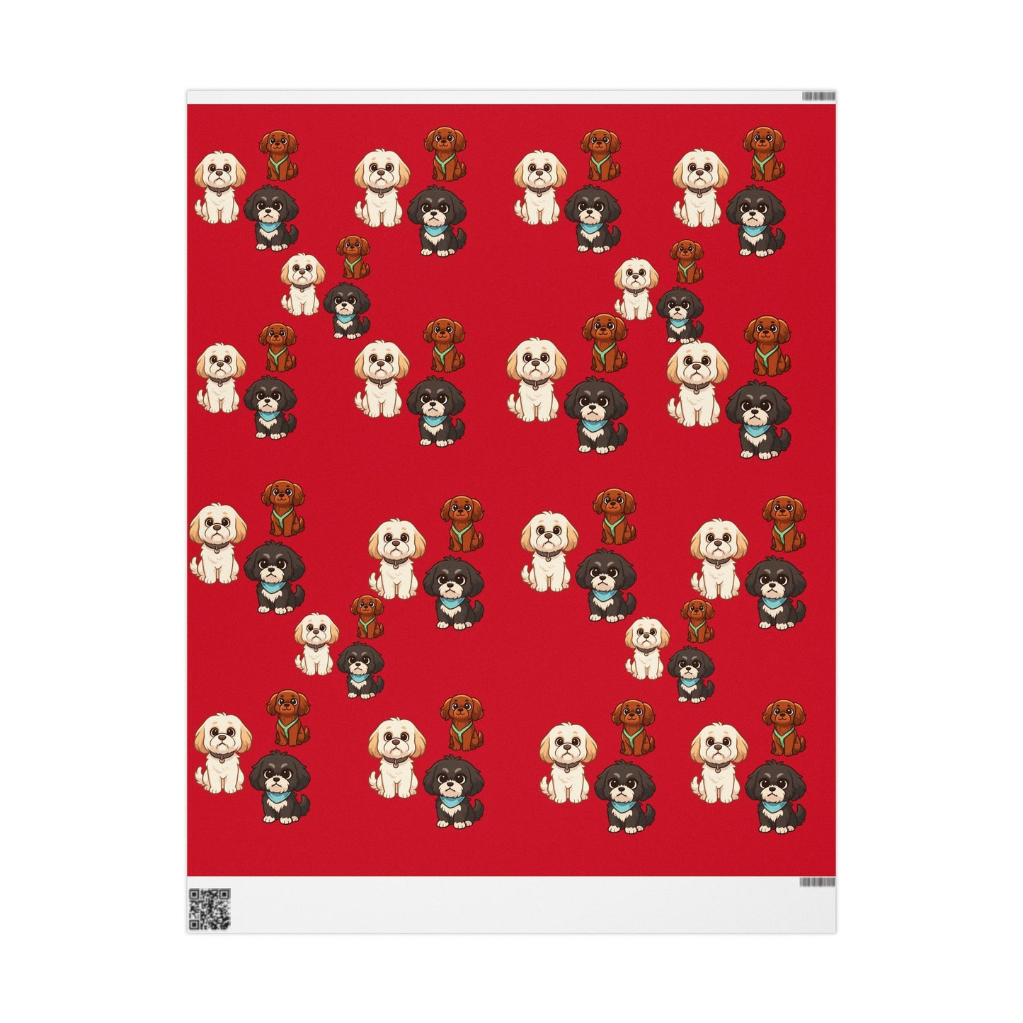 The Little Shihtzs -Themed Wrapping Paper, Cute Dog Print Gift Wrap, Birthday, Holiday, Pet Lover, Gifts for Dog Owners