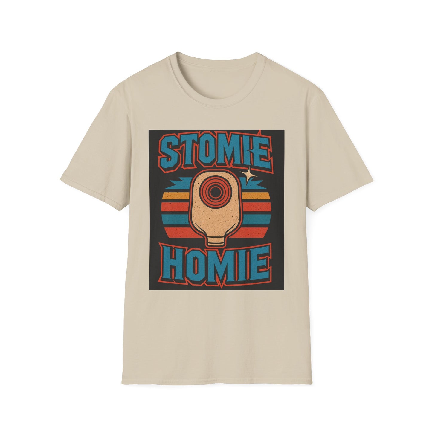 Stomie Homie Unisex T-Shirt, Casual Graphic Tee, Perfect Gift for Friends, Streetwear Style, Chill Vibes, Comfortable Wear